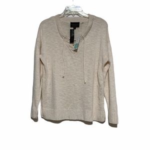 Stitch Fix Absolutely Chrystie Lace Up Pullover SM